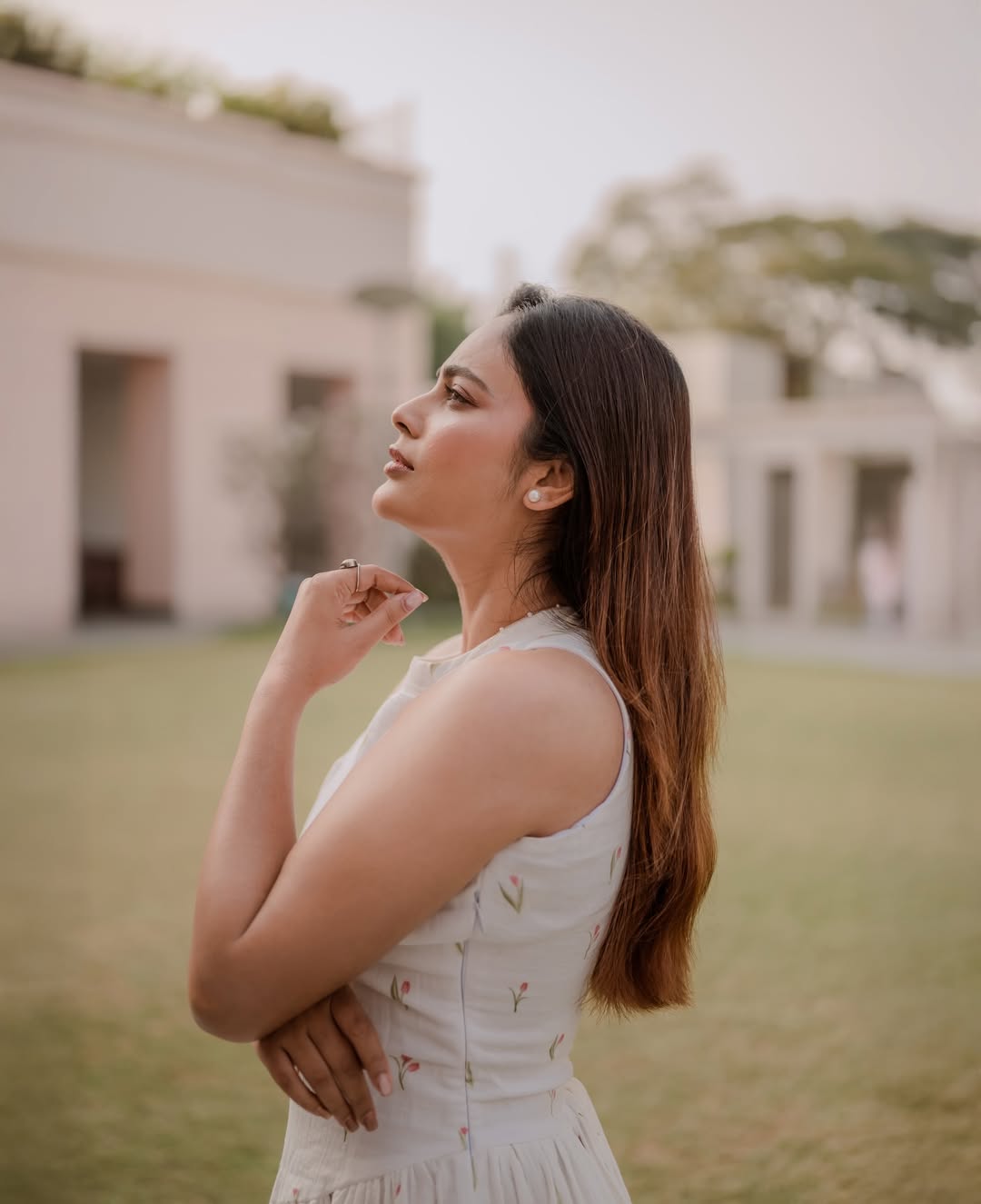 Nandita Swetha graceful elegant style portrait with charming expression