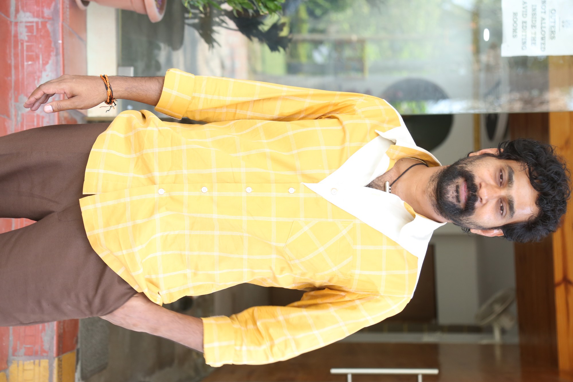 Thiruveer Papam Prathap hero media pose event