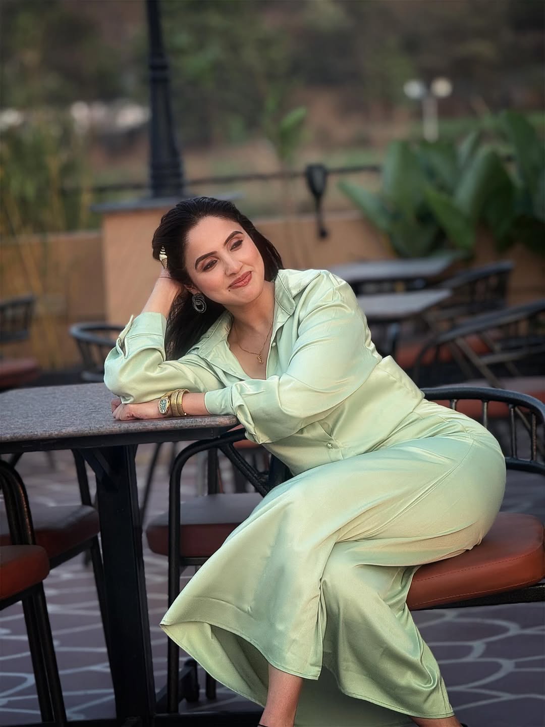 Priyanka Kholgade soft pastel outfit with effortless chic vibe