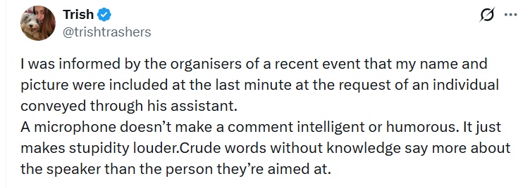 Trisha Krishnan Responds Strongly