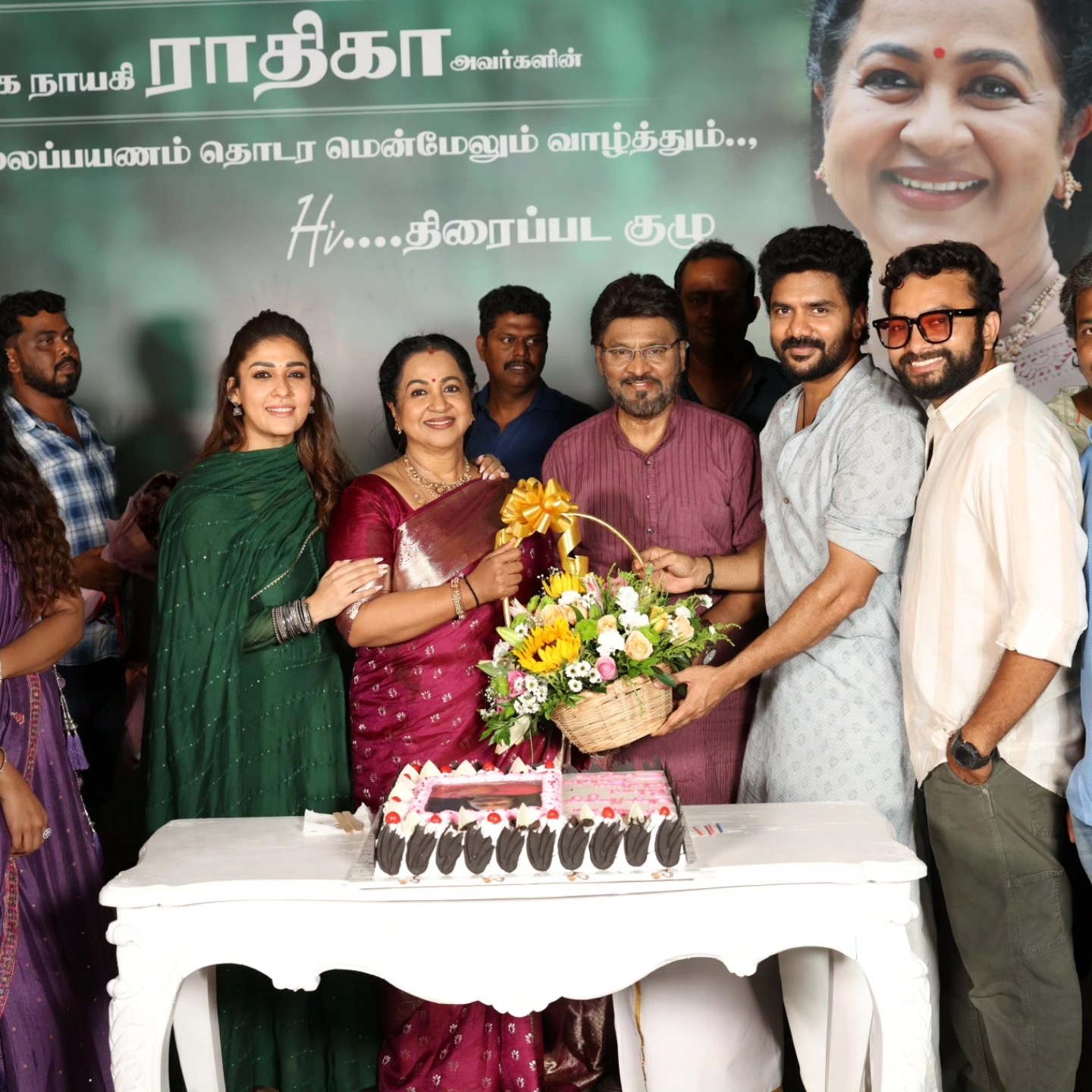 Radhika Sarathkumar Celebrates 49 Years in Cinema; ‘Hi’ Set Photos Go Viral