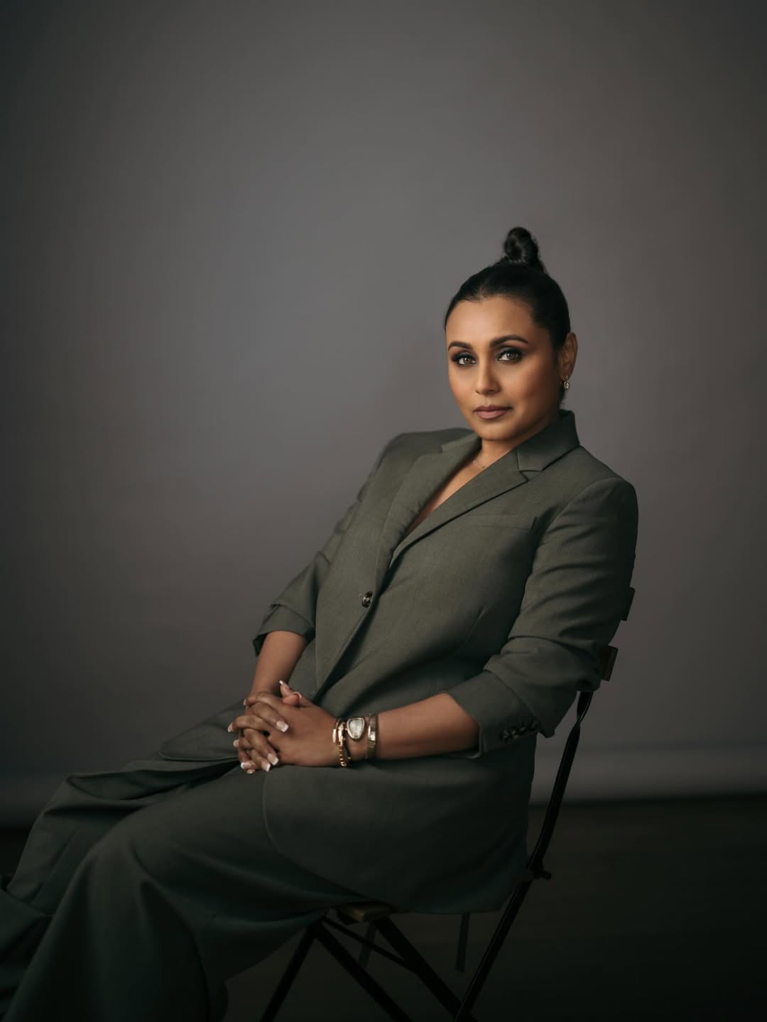Rani Mukerji elegant power suit confident stylish pose