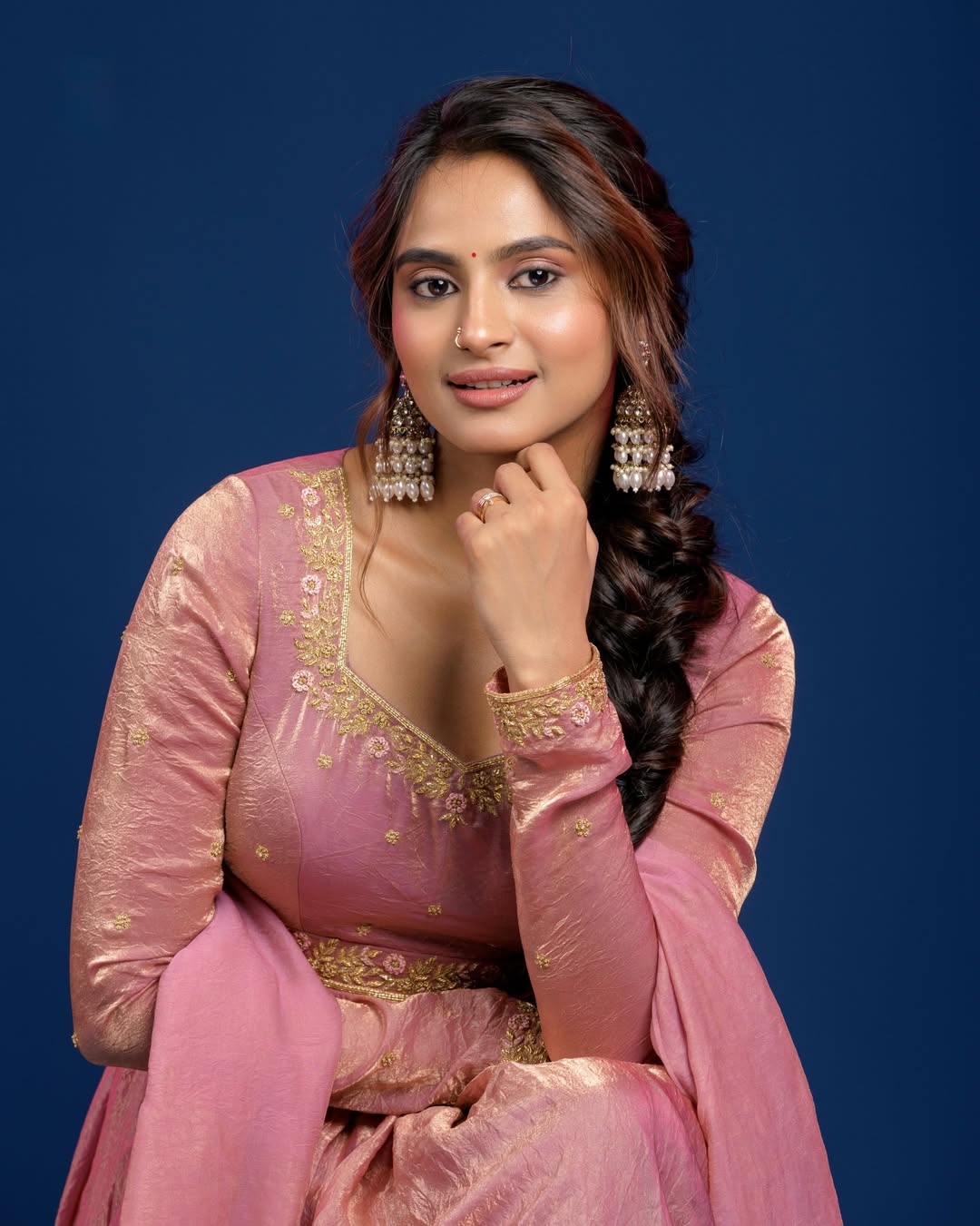 Rashika Shetty traditional modern style stunning look