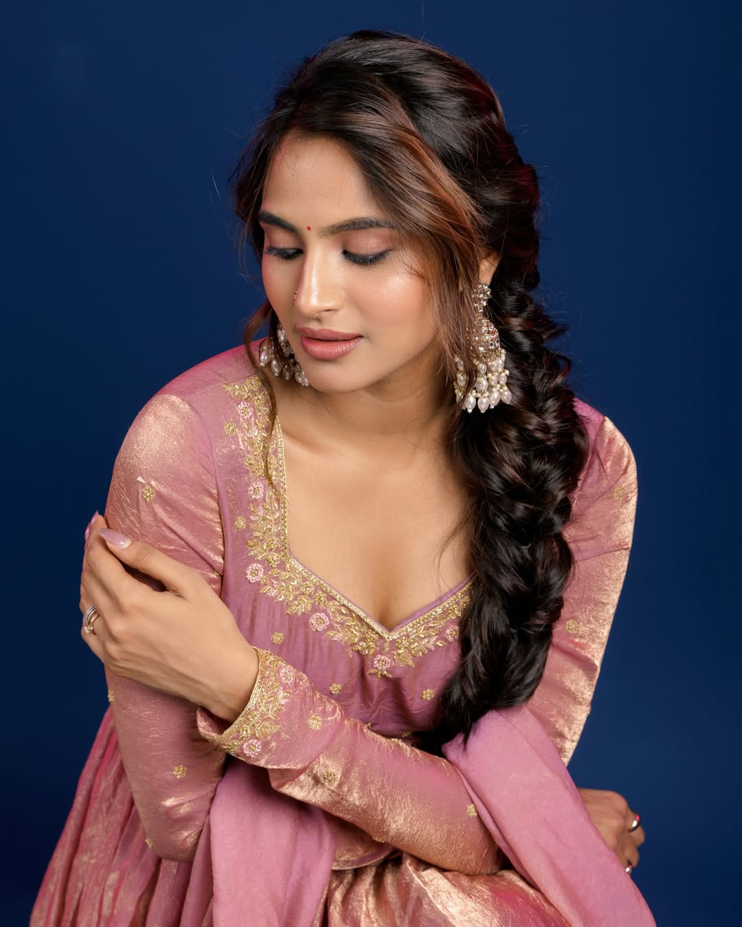 Rashika Shetty graceful glamorous dress stylish fashion pose