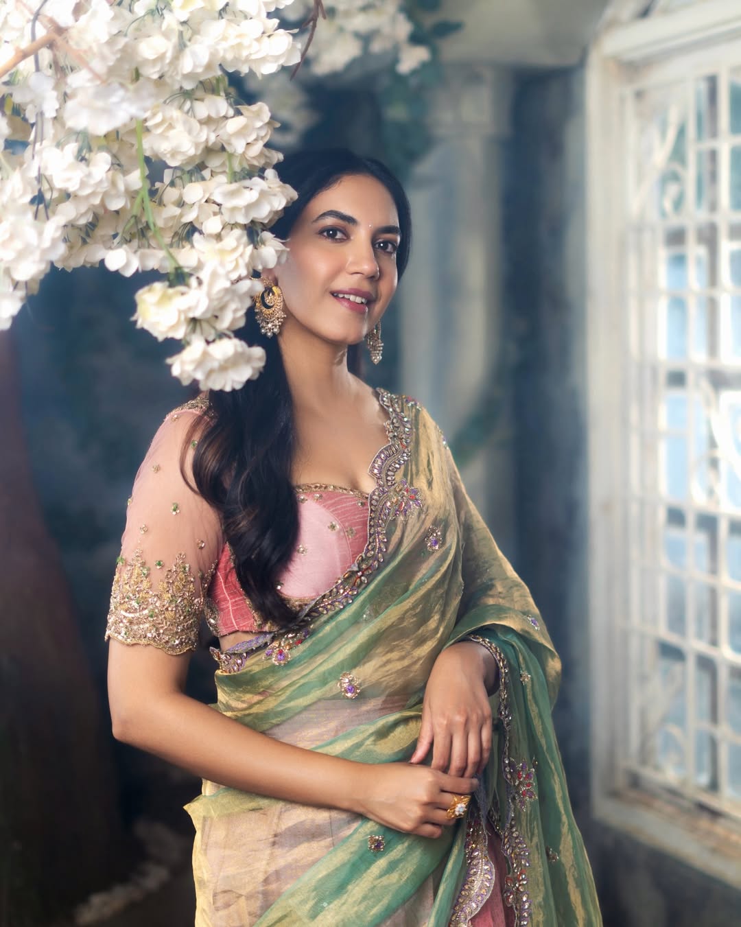 Ritu Varma traditional ensemble regal elegant modern flair