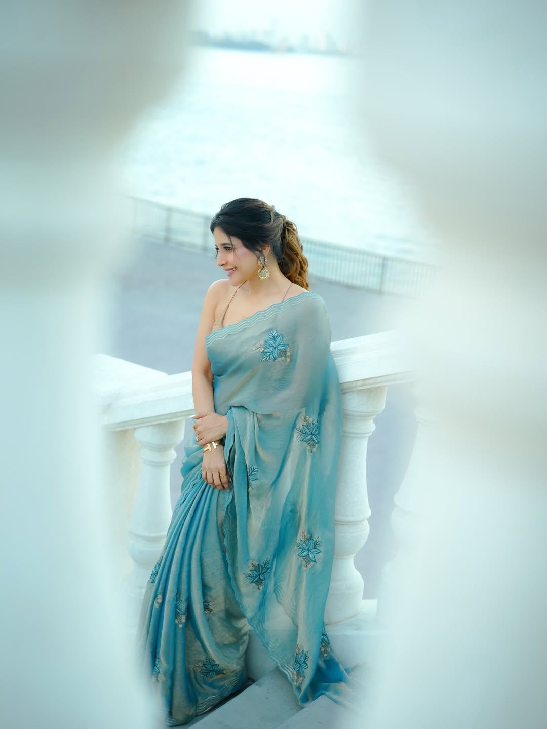 Sakshi Agarwal classic ethnic look confident portrait