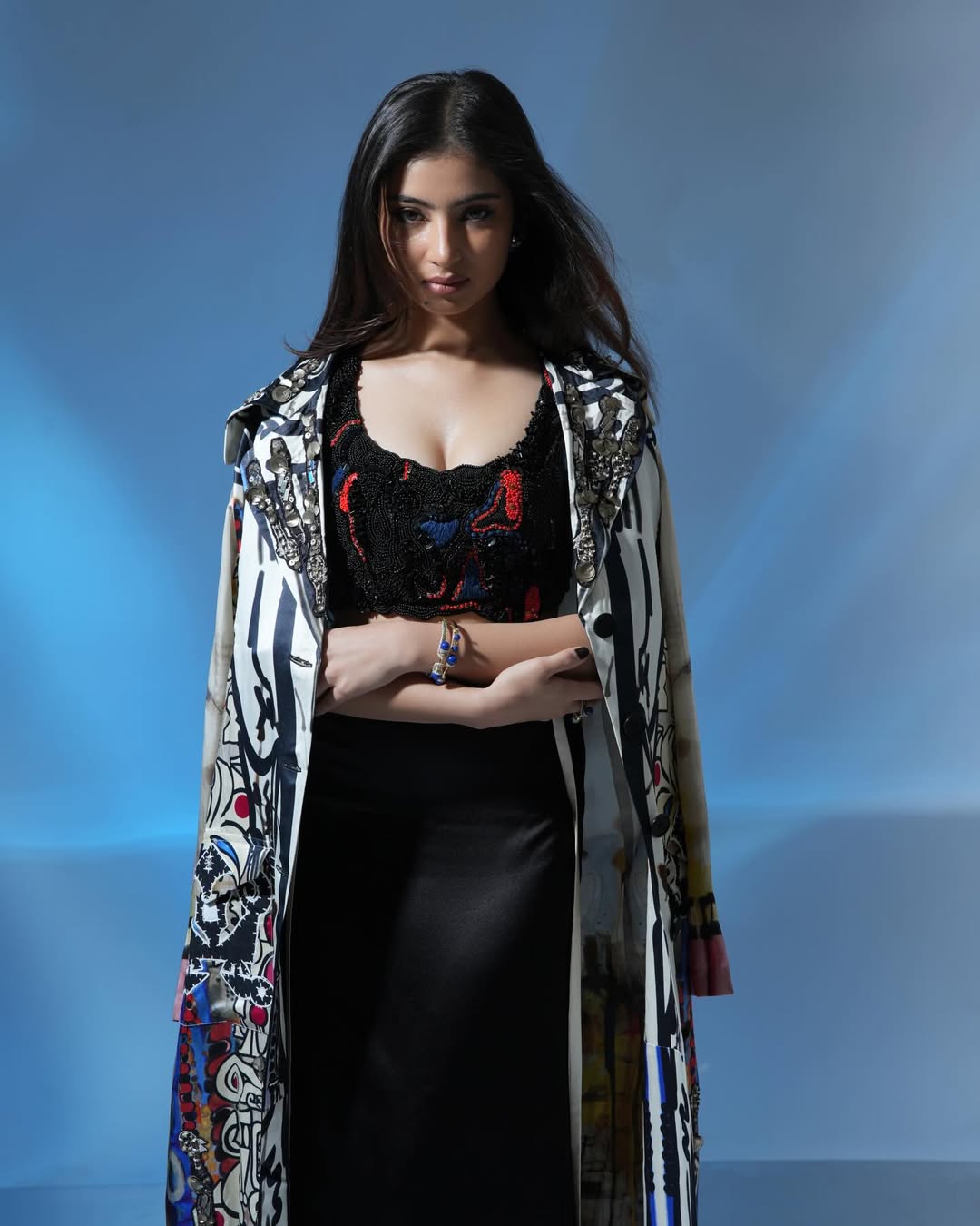 Sara Arjun edgy elegant style confident modern appearance