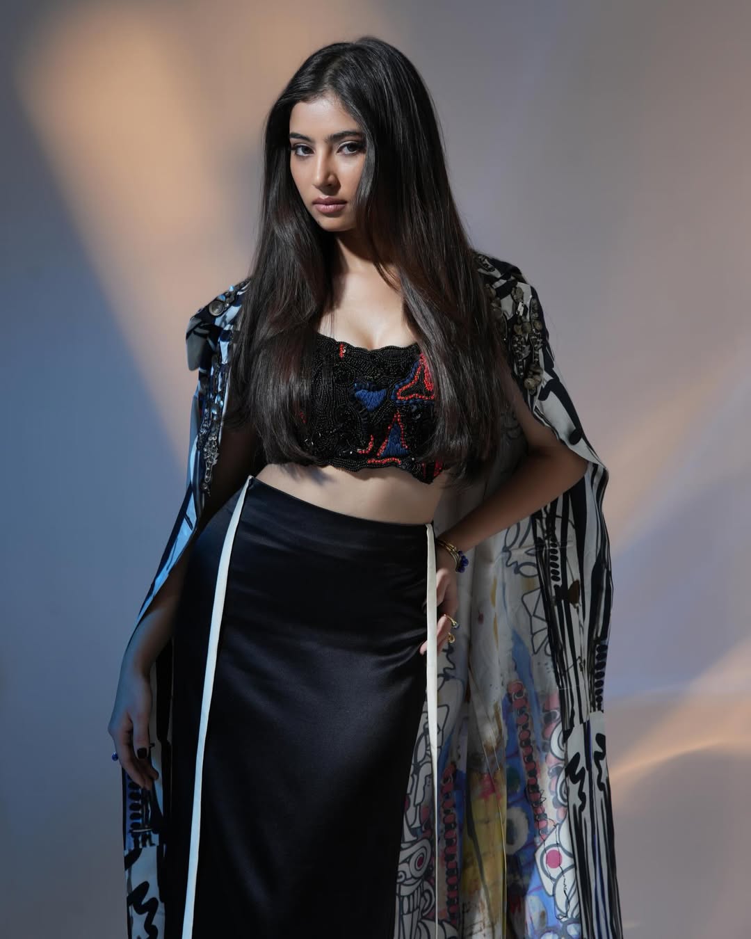 Sara Arjun bold style subtle attitude confident pose