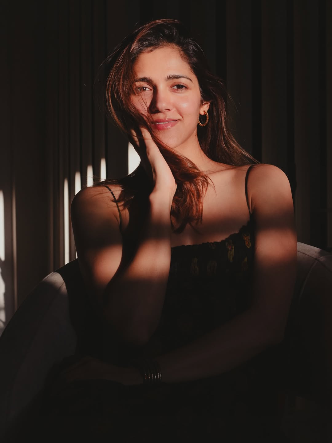 Simran Choudhary graceful stylish pose with radiant charm