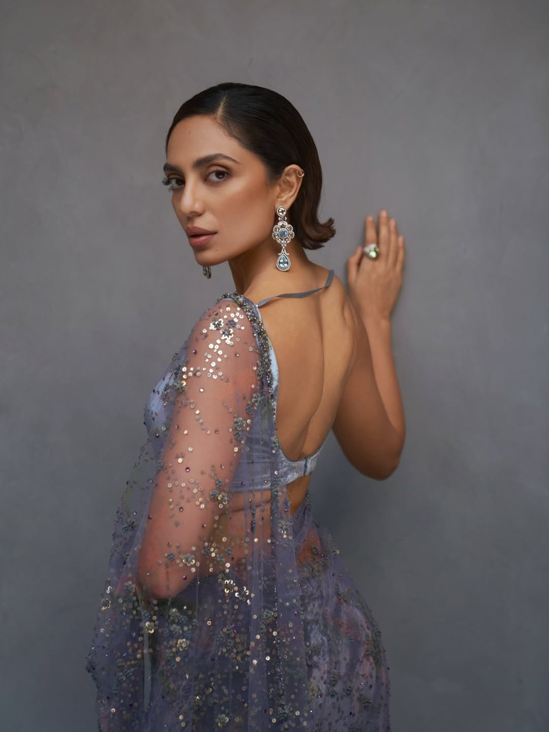 Sobhita Dhulipala high fashion sequined look with elegance