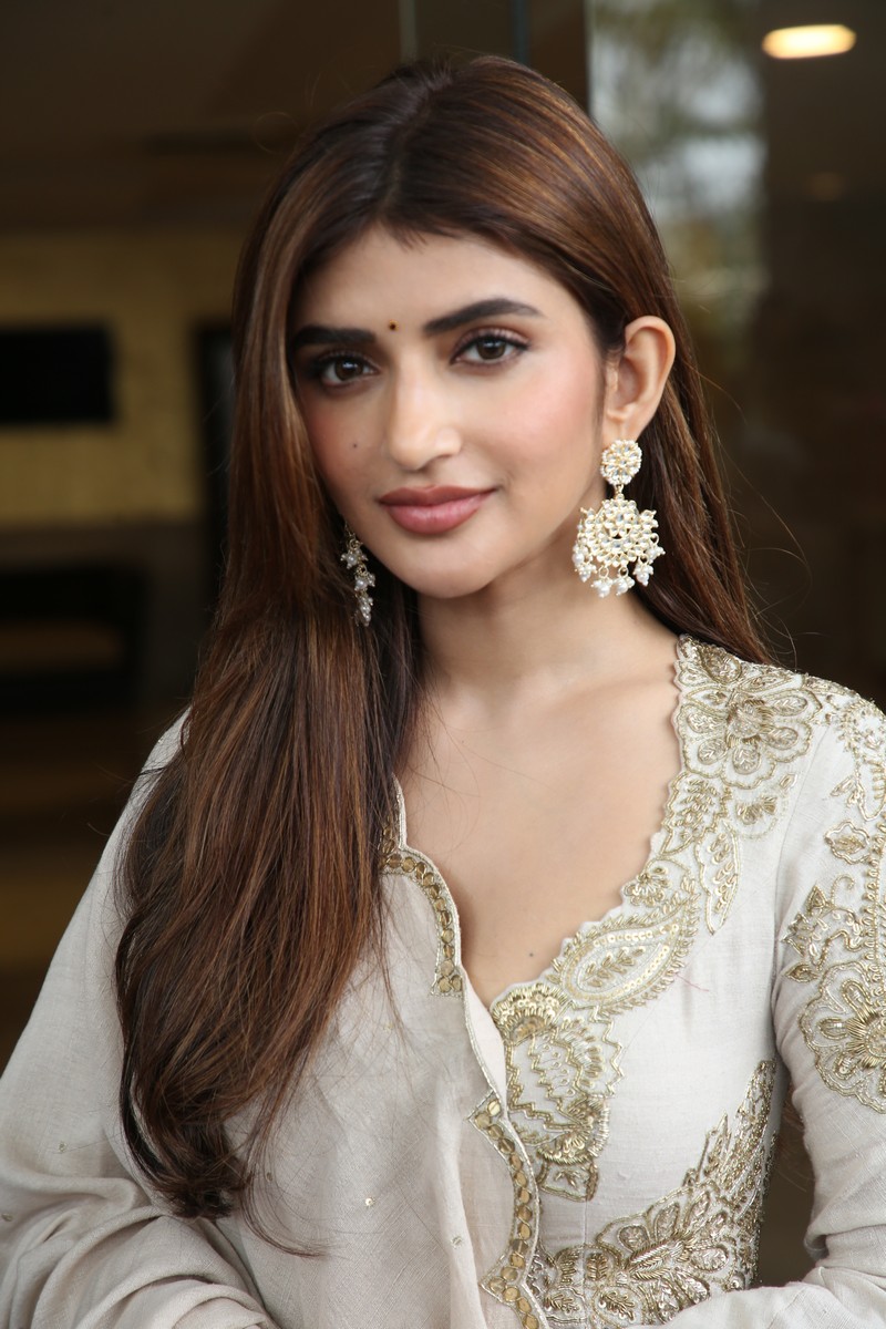 Sreeleela sparkling outfit with graceful elegant style