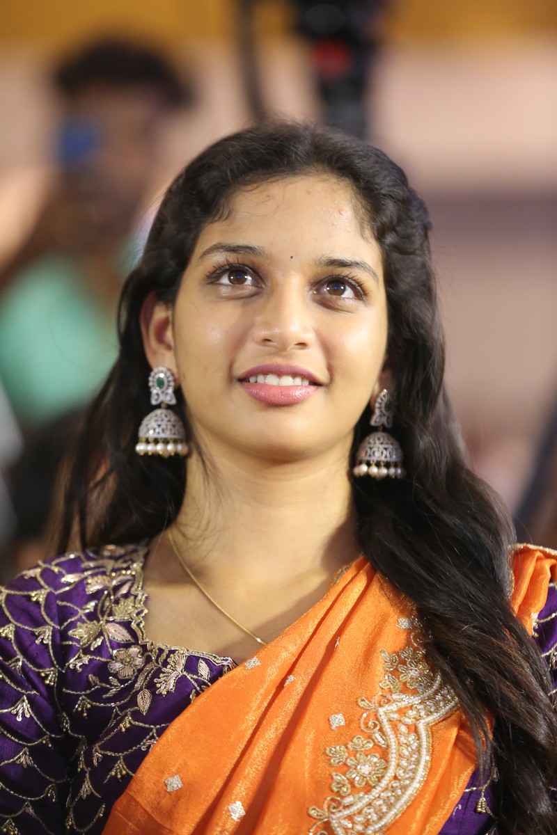 Sridevi Apalla elegant saree traditional modern fusion look