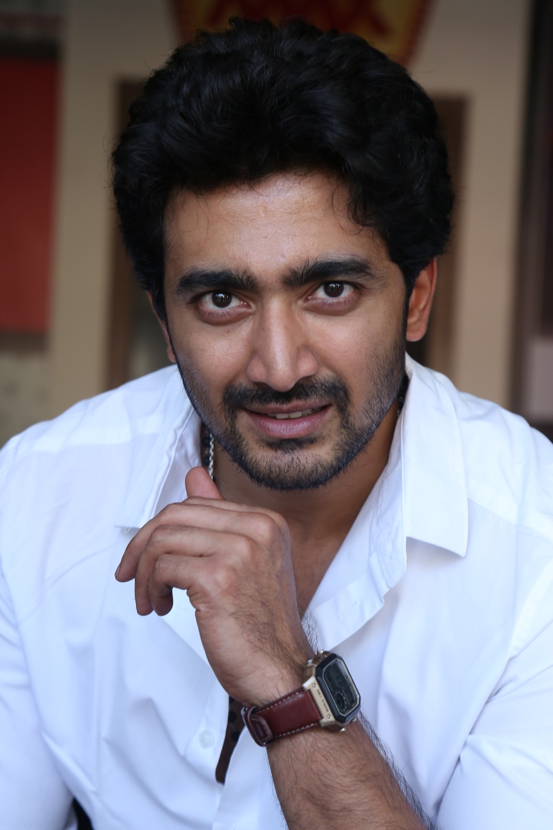 Srinath Maganti classic white shirt professional look