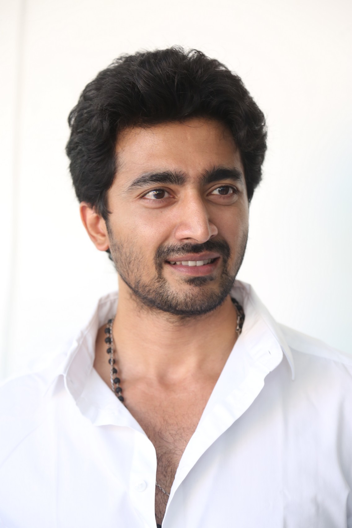 Srinath Maganti charming look in white shirt