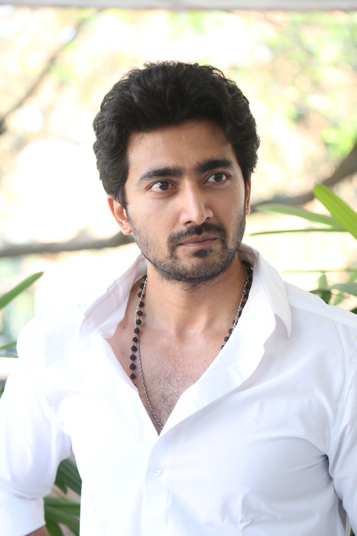 Srinath Maganti sharp white shirt statement look