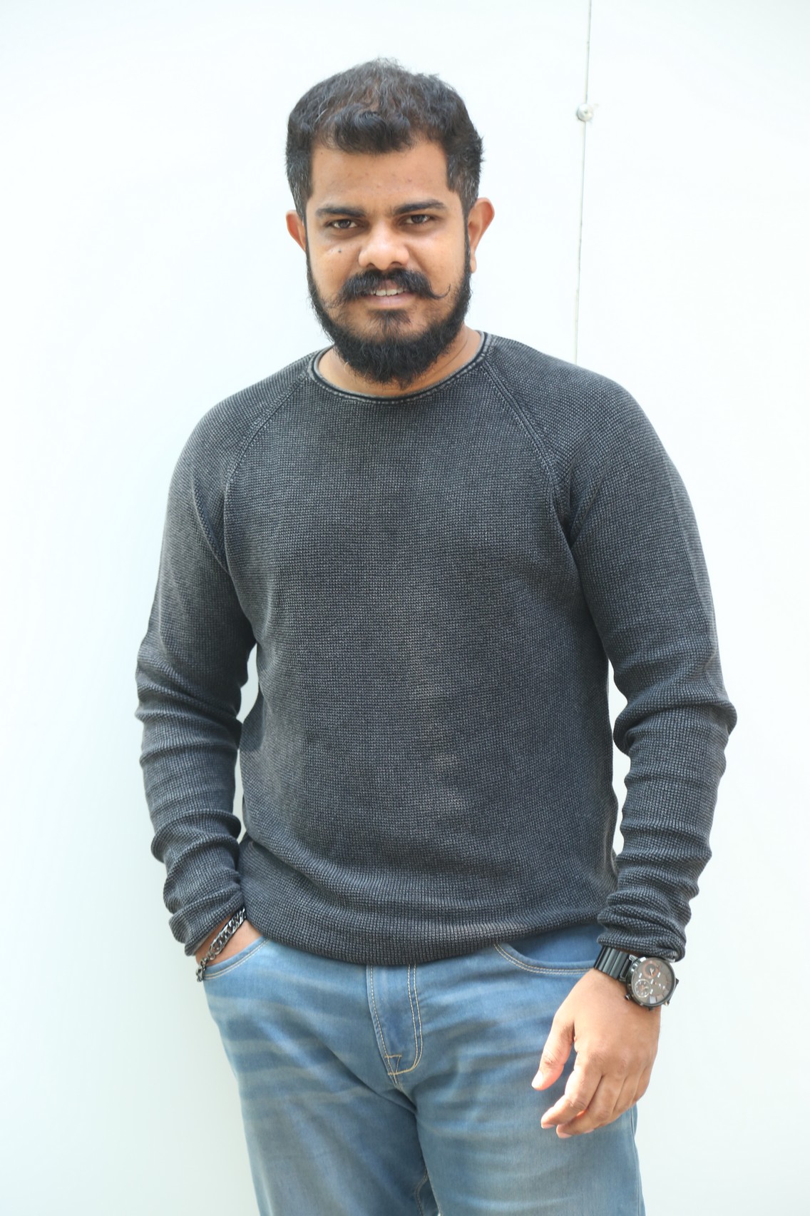 Sudhan casual style with signature beard