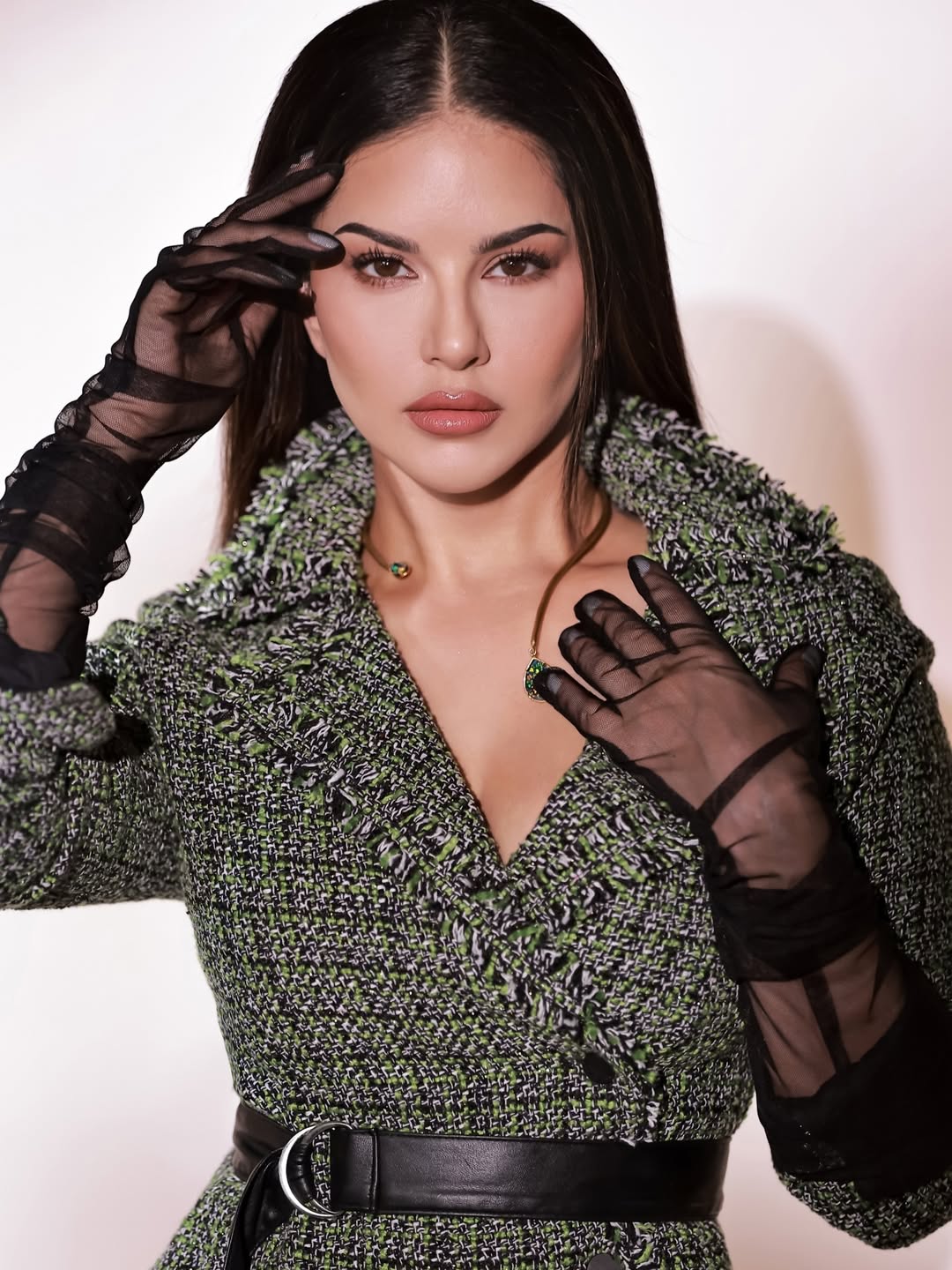 Sunny Leone bold look with poised confident style