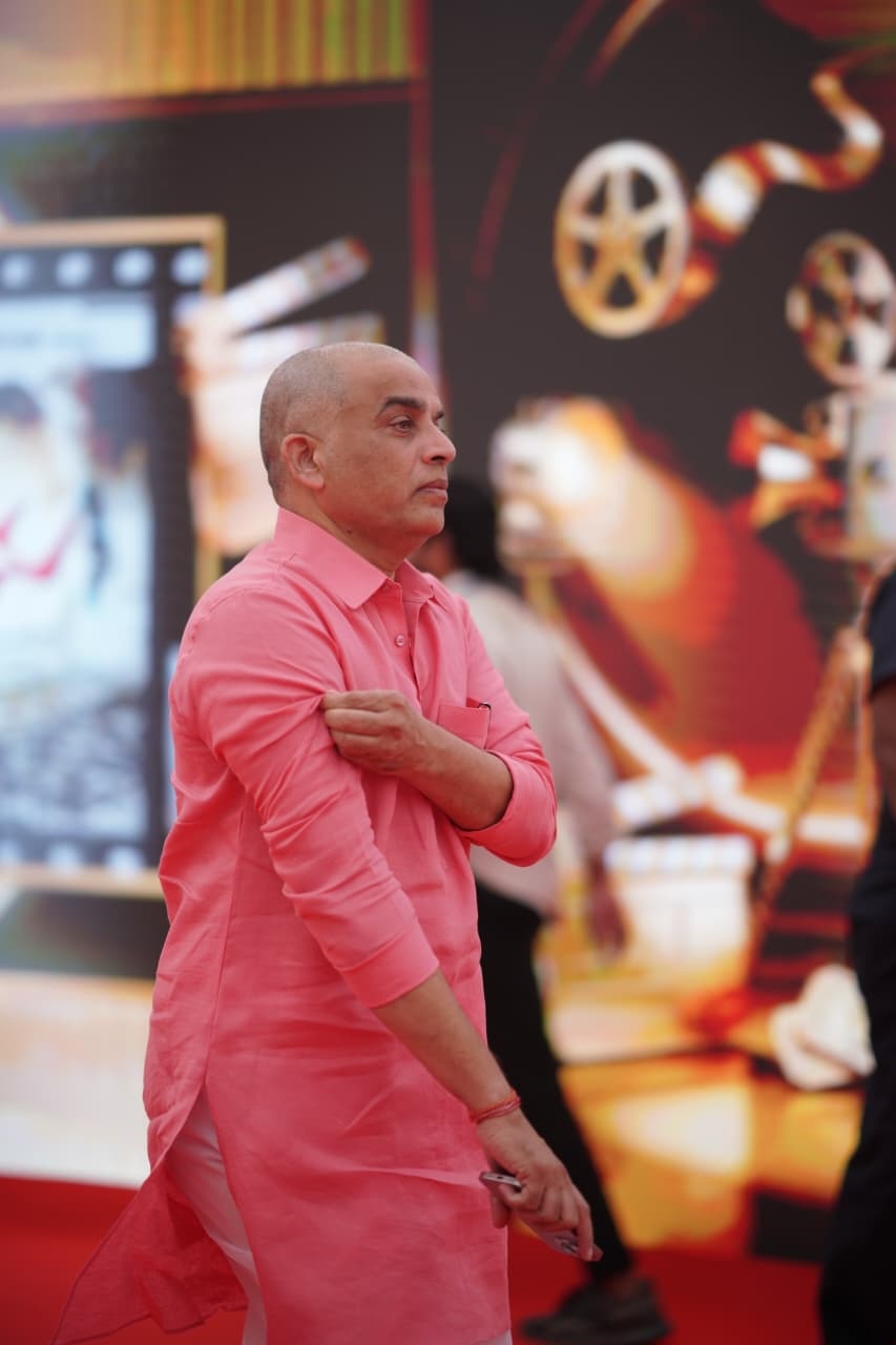 Dil Raju attending Telangana Gaddar Film Awards event