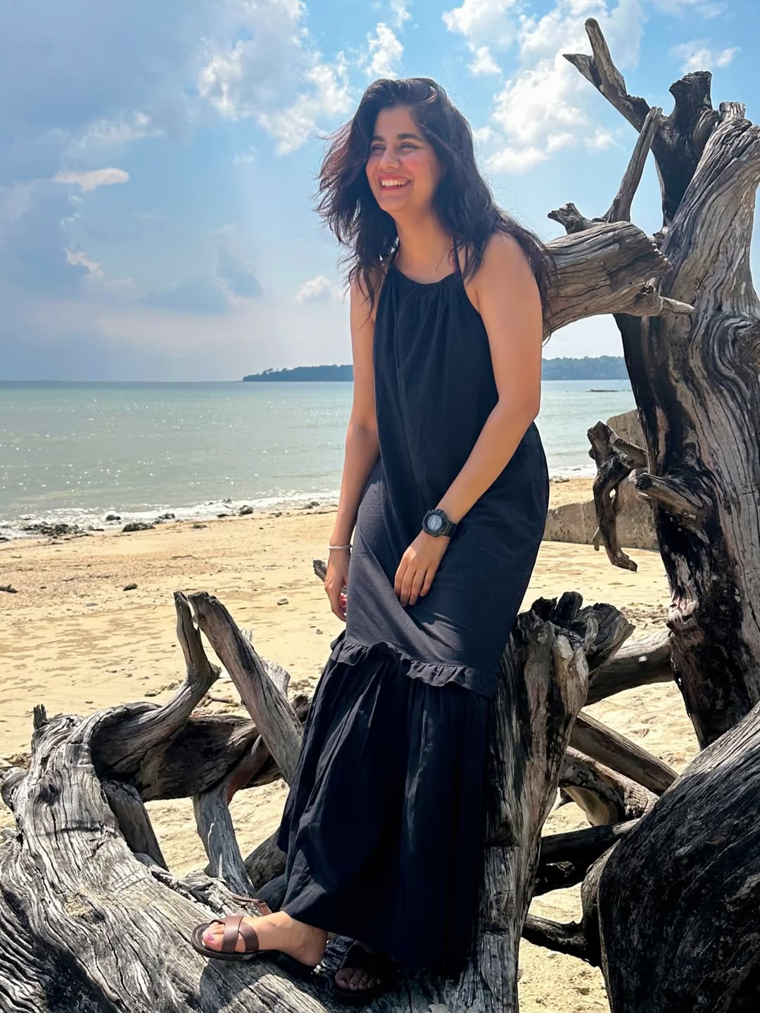 Shreya Dhan beach photos