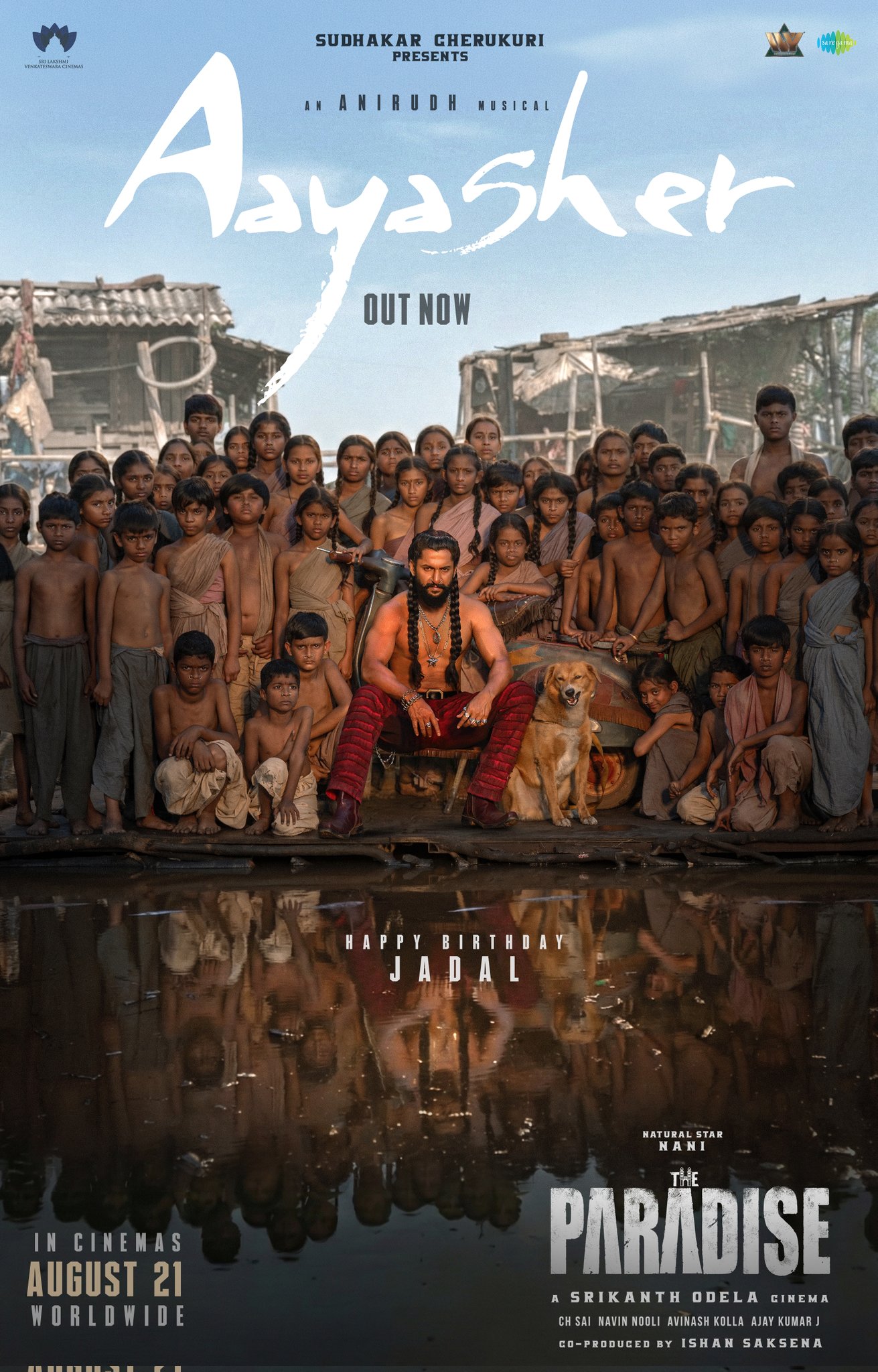 Aaya Sher song release poster from The Paradise