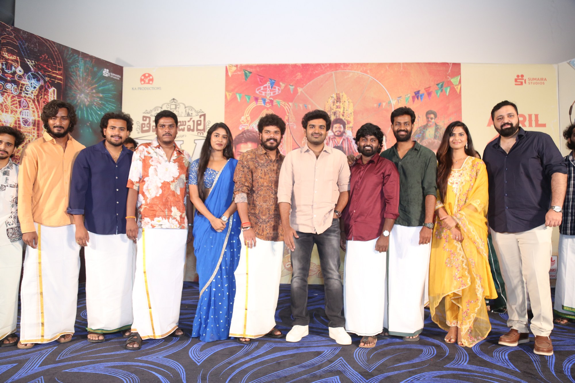 cast and crew group photo at press meet