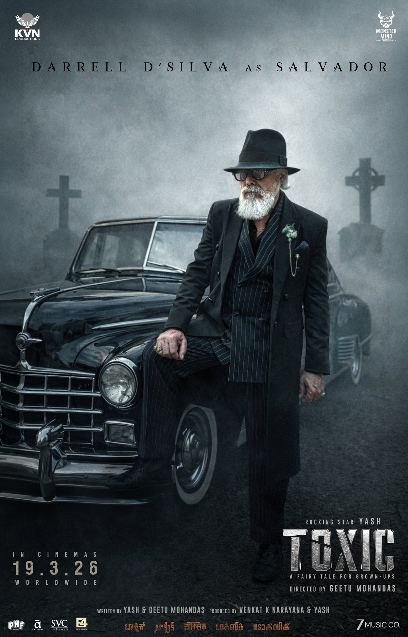 Darrell DSilva as Salvador character in Toxic movie