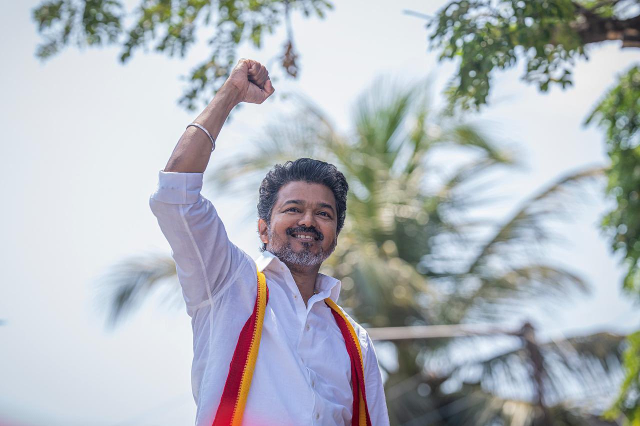 TVK Leader Vijay Campaign Stills
