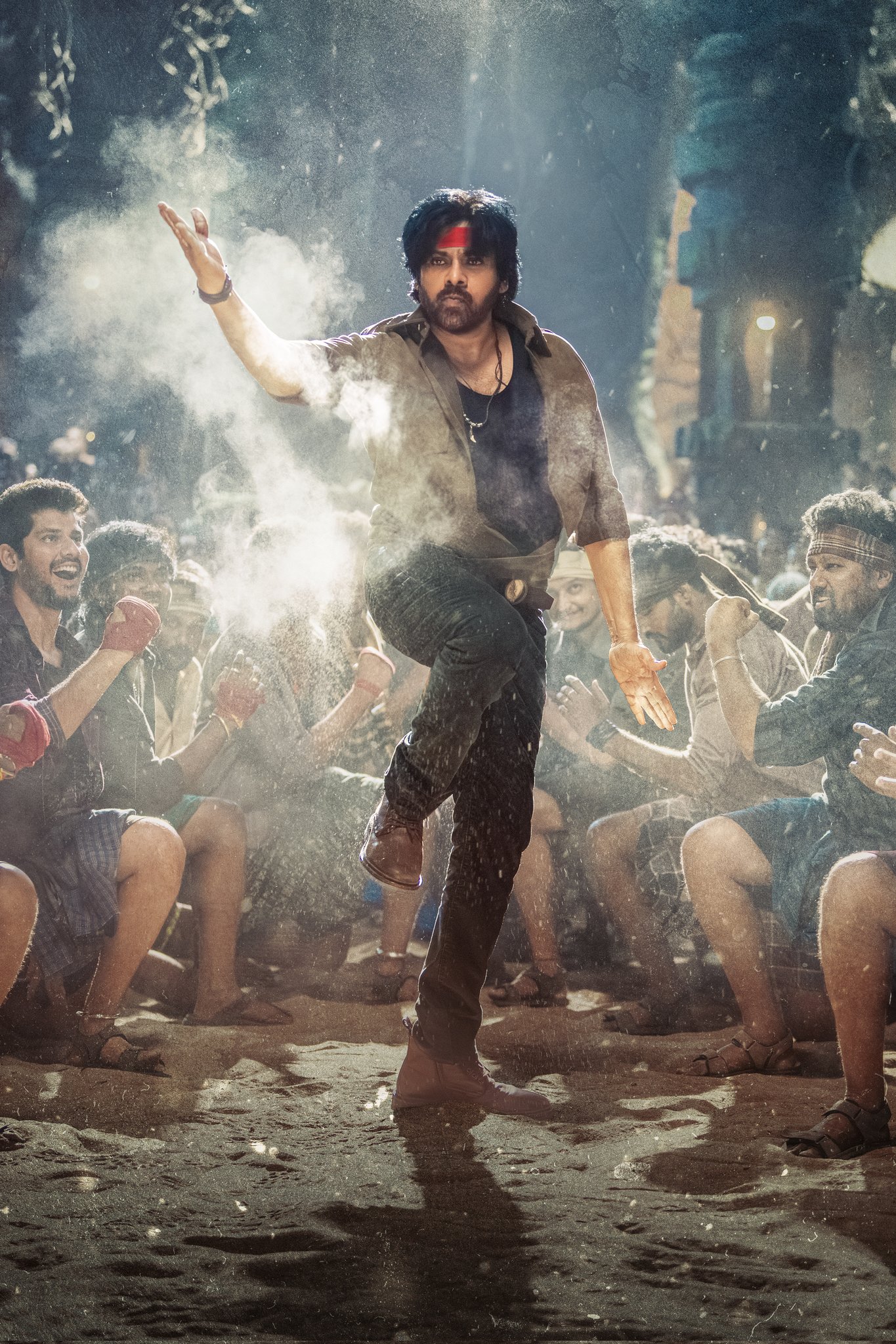 Pawan Kalyan dance still Collar Ey Etthara song