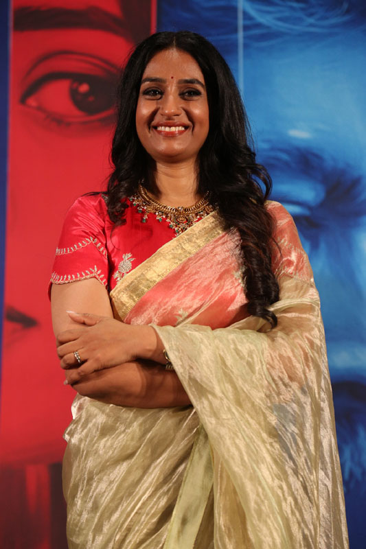 Actress Laya at Vadhala movie glimpse launch