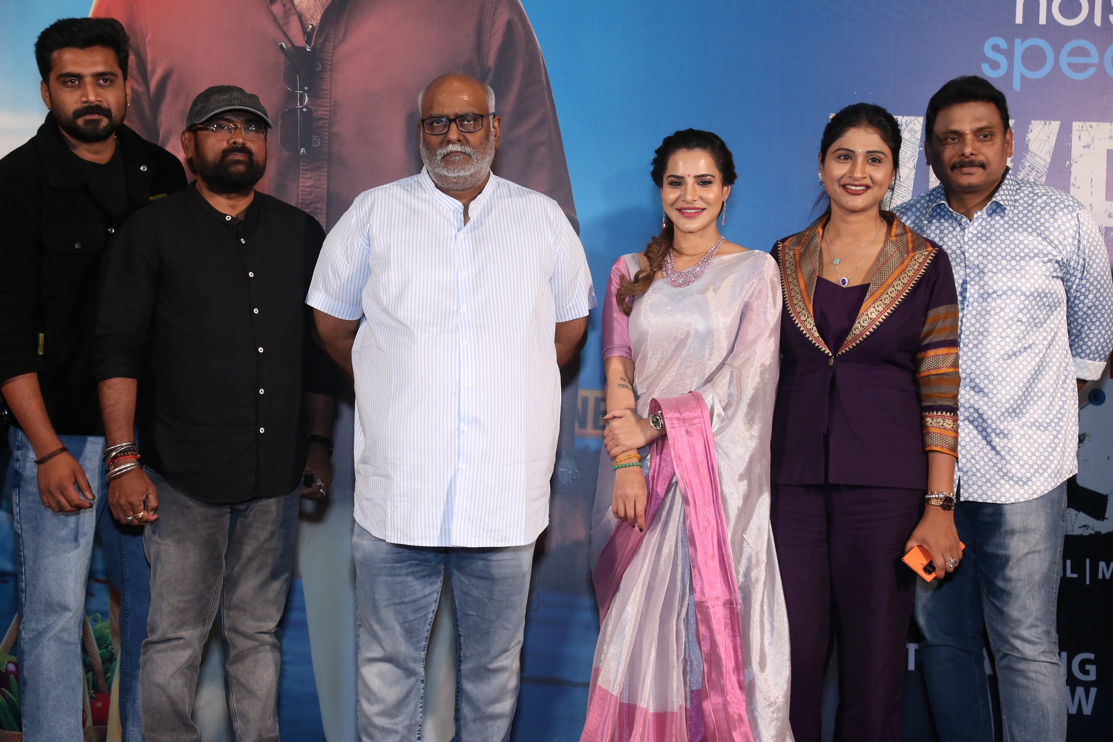 Nikhil Maliyakkal Brahma Rudhra Keeravani Ashu Reddy team pose