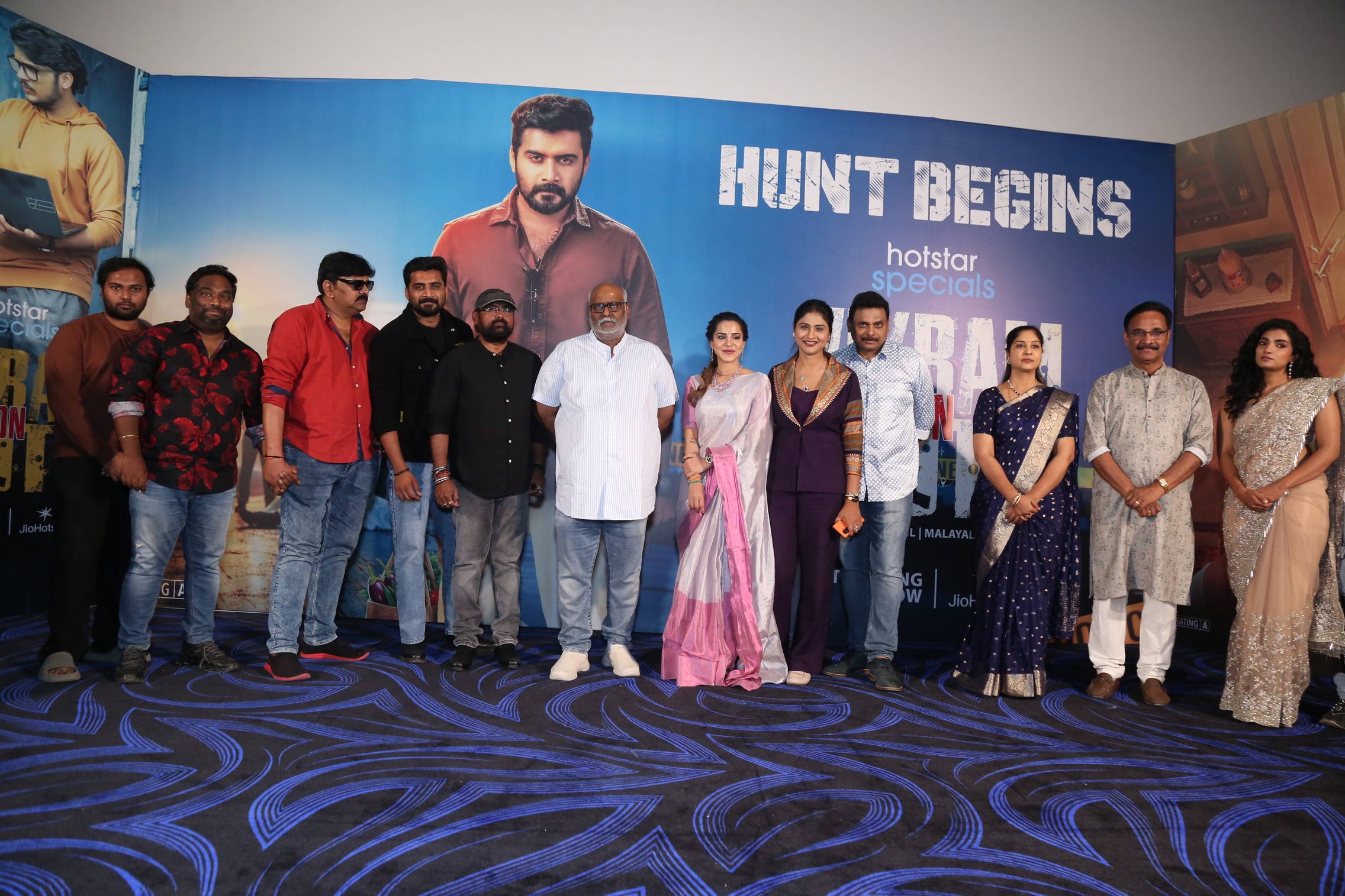 Vikram On Duty cast crew guests posing together