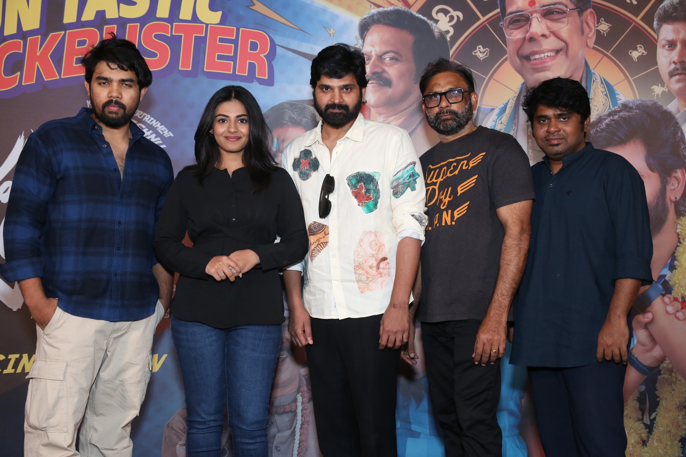 Cast and producers at success meet