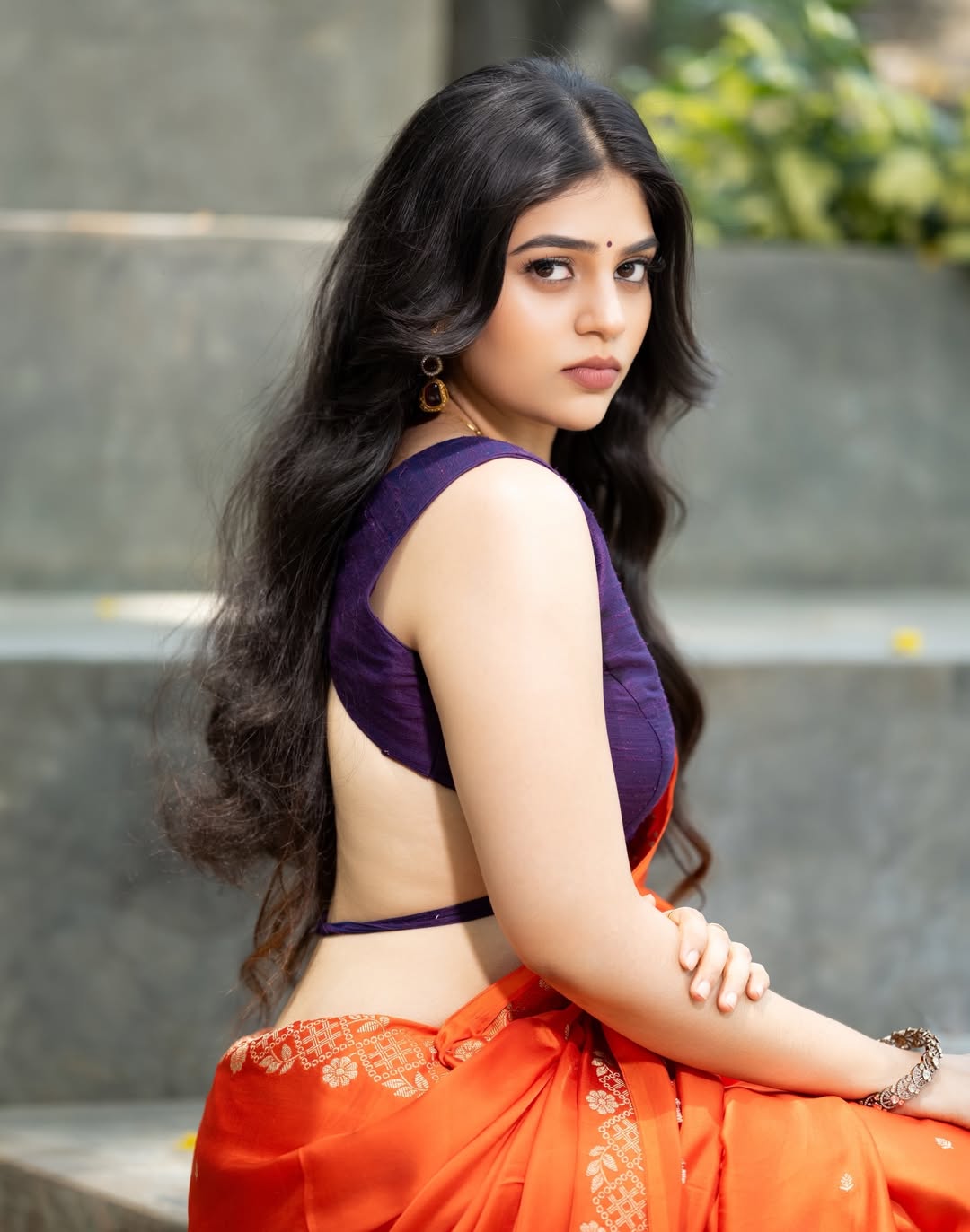 Bandhavi Sridhar glamorous pose intense stylish look