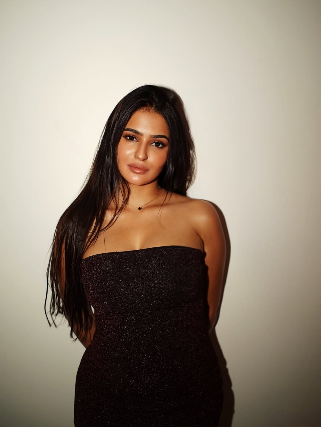 Prakriti Pavani minimalist glam sleek dress confident look