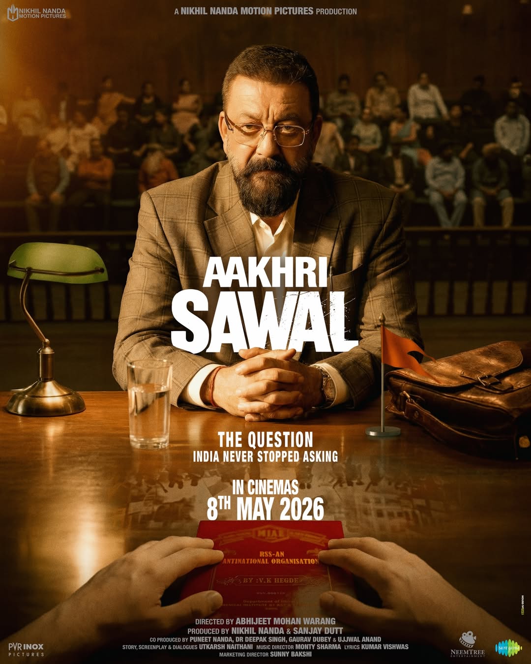 Aakhri Sawal poster Sanjay Dutt film release date