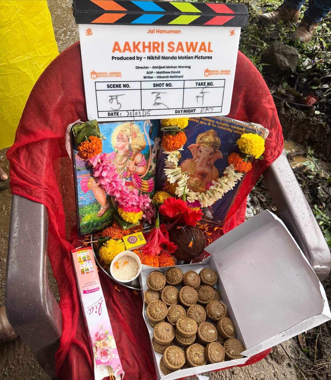 Aakhri Sawal muhurat shot cast crew ceremony