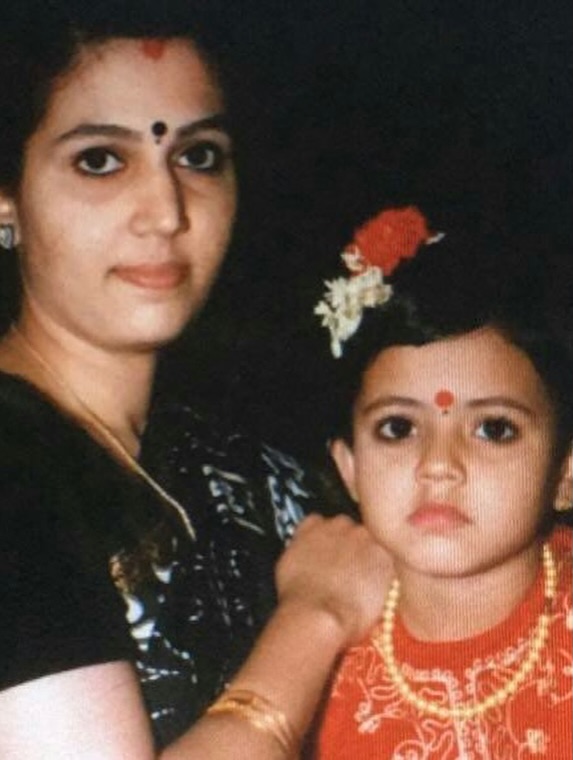 Aparna Das Childhood photos