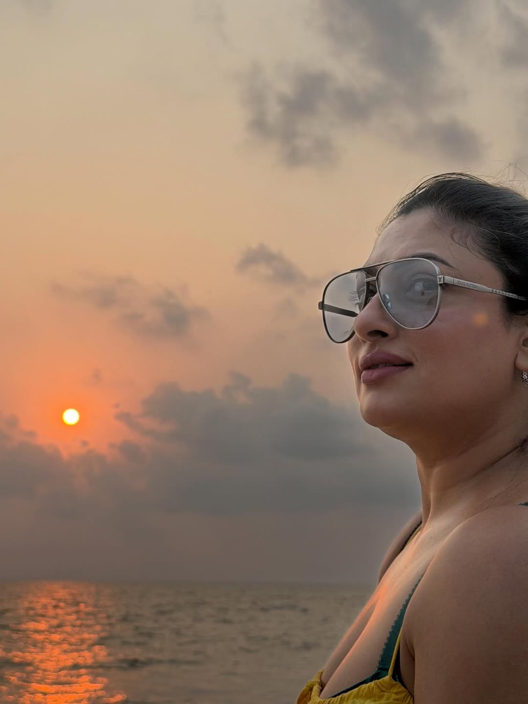Malavika Sunset photos