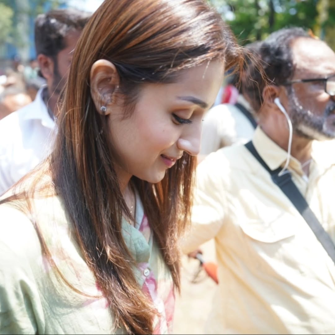 Actress Trisha Photos Trending About Cast Her Vote TN Election 2026