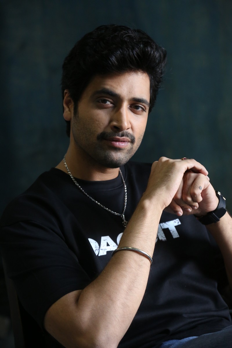 Adivi Sesh Dacoit tee confident stylish pose