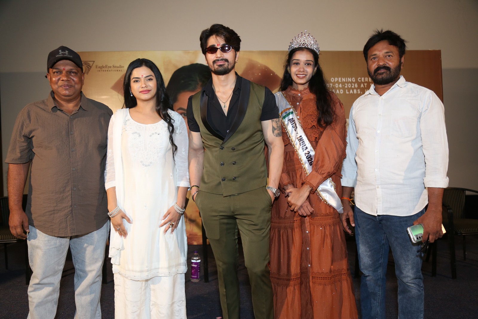 AHOM team performing pooja rituals