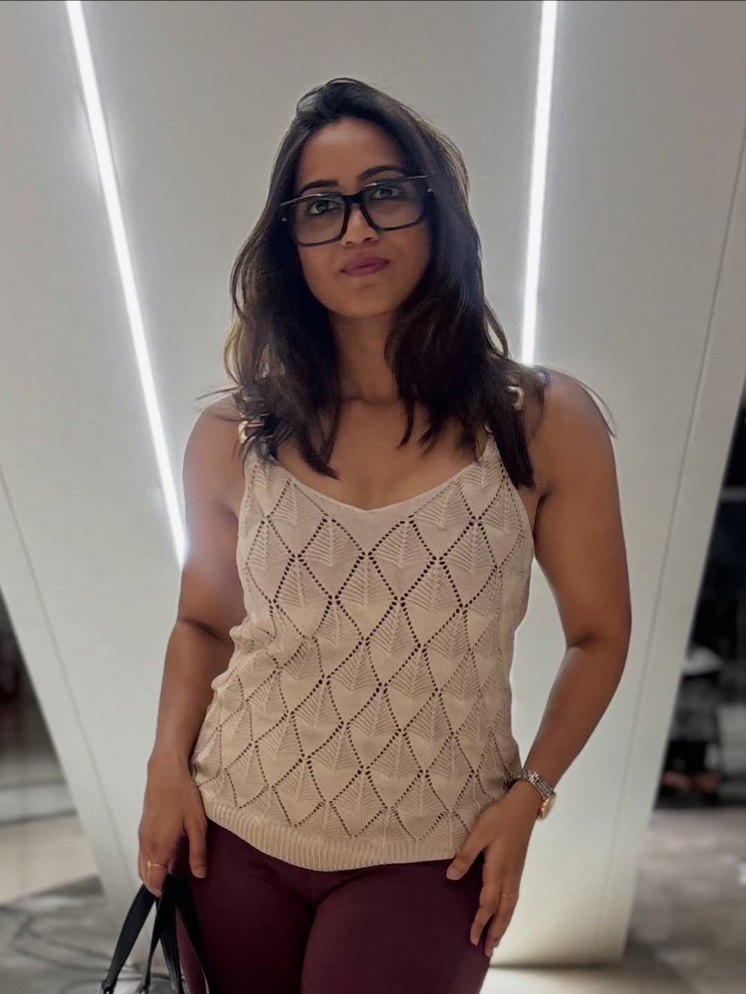 Amika Shail chic sweater trousers comfortable stylish look