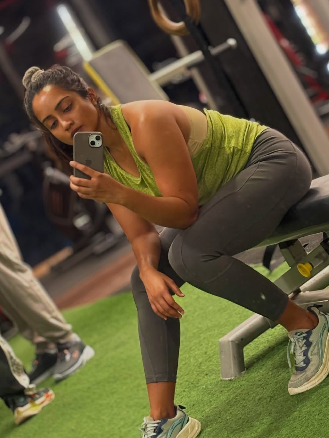 Amika Shail gym wear stylish fitness fashion look