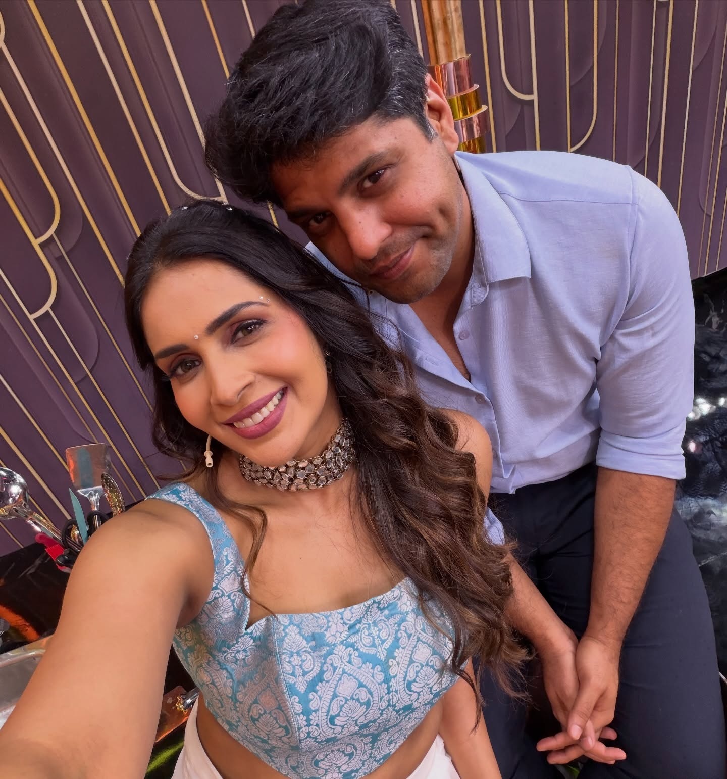 Anirudha Srikkanth & Samyuktha Shanmughanathan Appear on Cooku with Comali After Marriage; Photos Go Viral