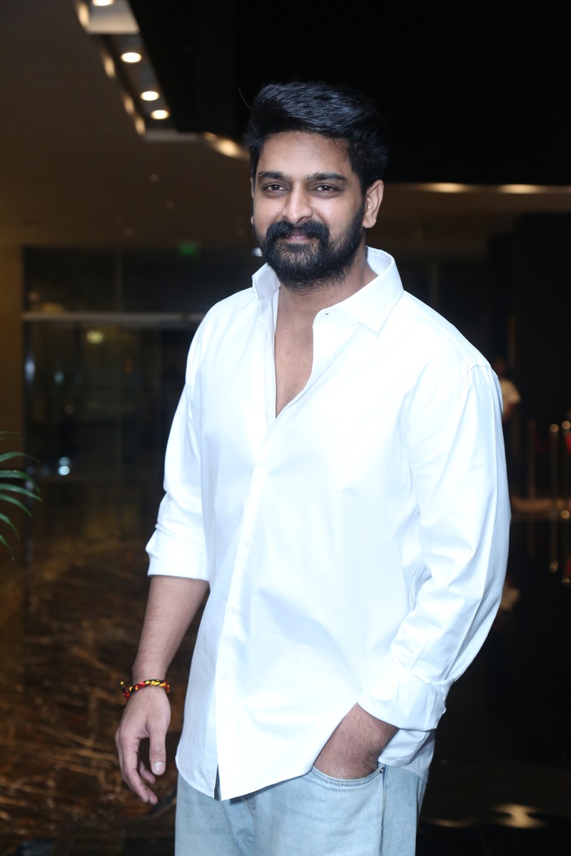 Naga Shaurya posing for media at Bad Boy Karthik pre release event