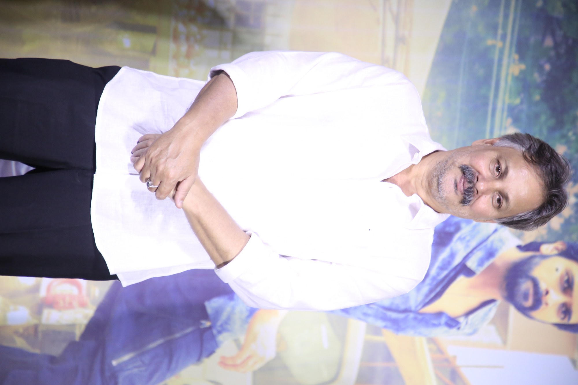 Rasool Ellore posing at Bad Boy Karthik event