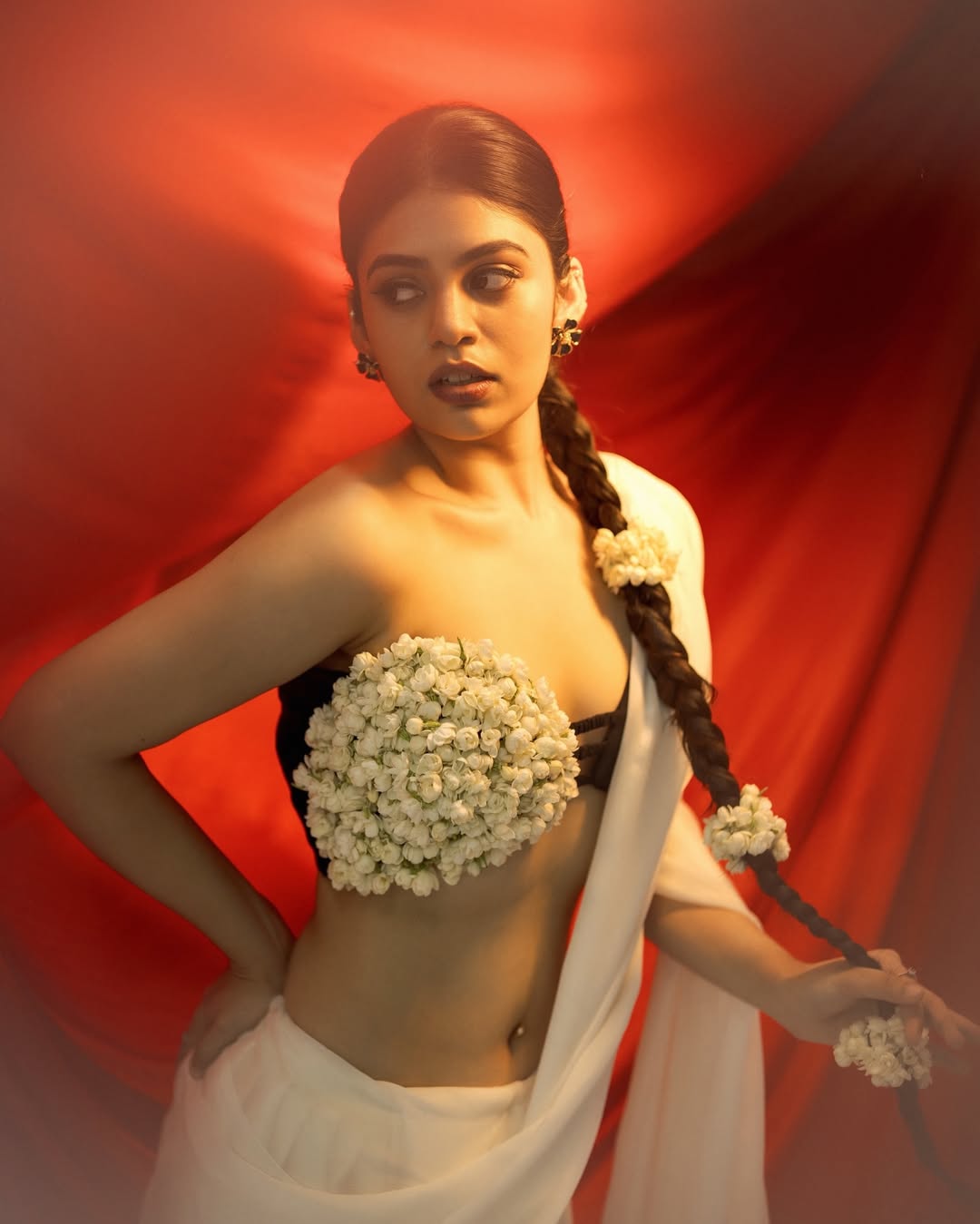 Draped Elegance With a Contemporary Edge