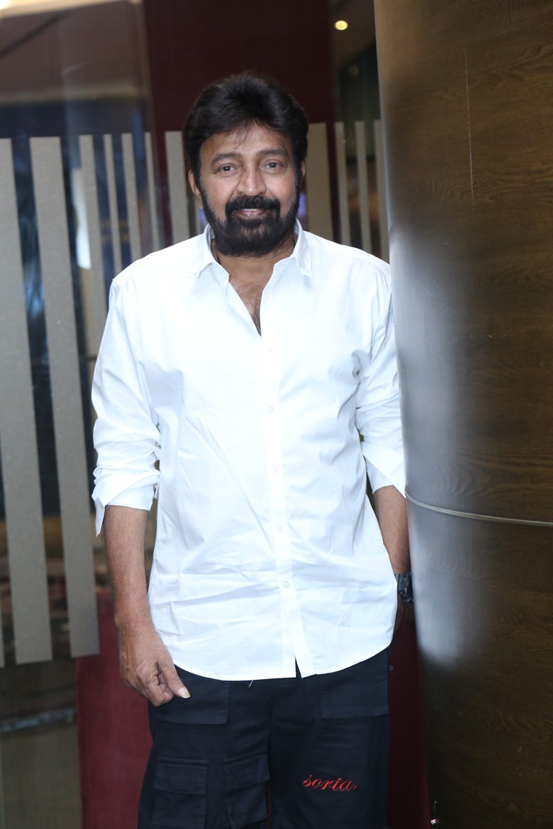 Dr Rajasekhar solo pose Biker press meet