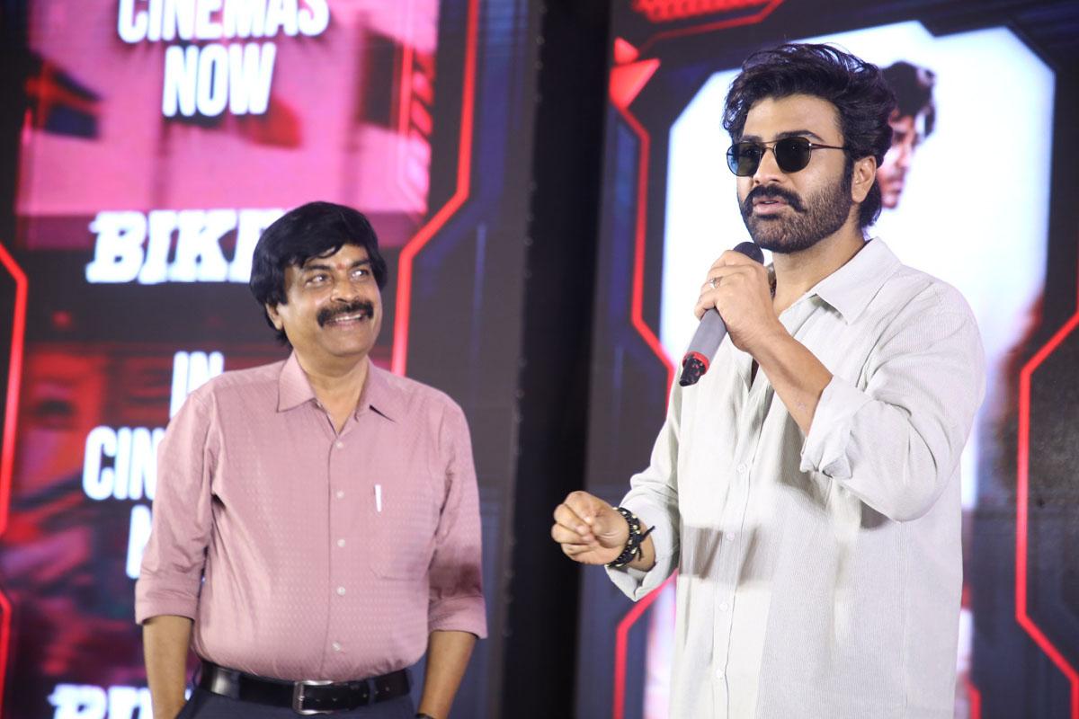 Sharwanand speech Biker success event