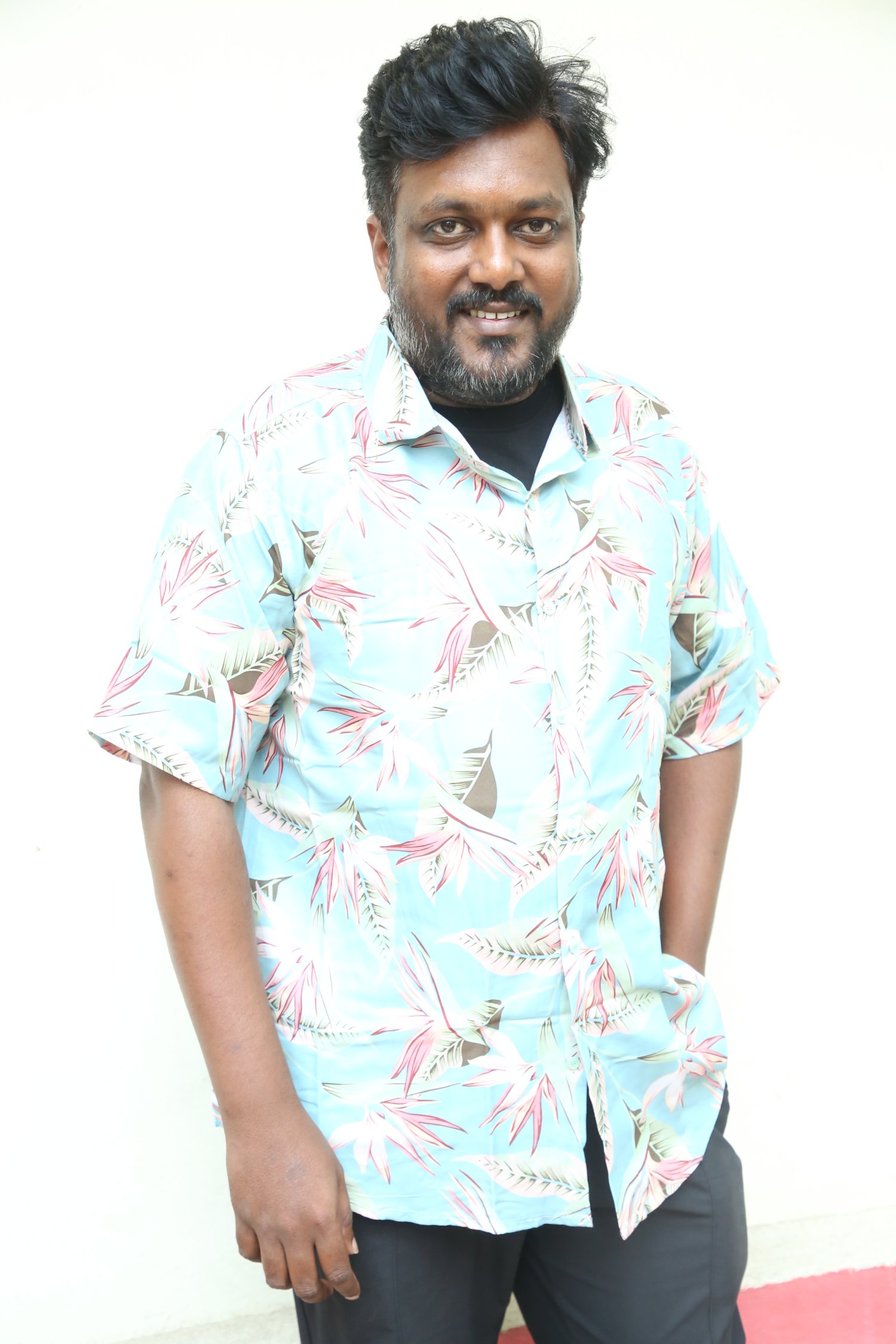 Chaitanya Moturi tropical print smart casual look